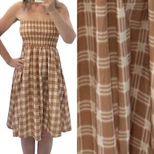 2BDesired Hawaiian Brand Palaka strapless dress size small